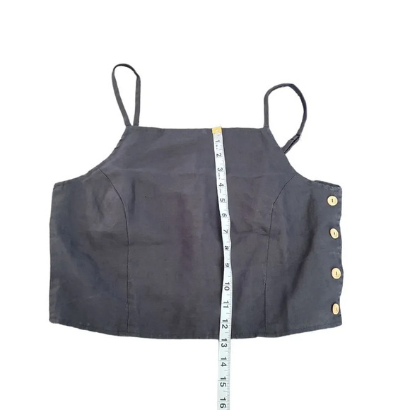 NWOT MATE The Label Vintage Issa Linnen Top - Picture 9 of 11